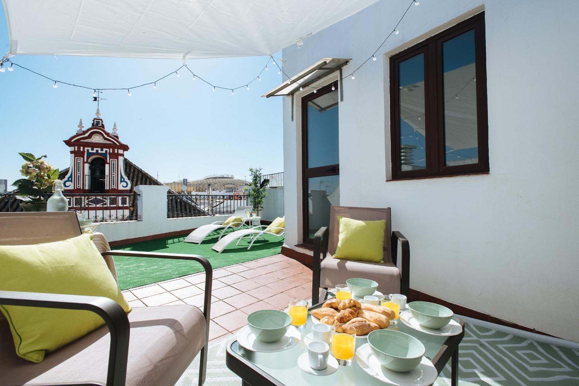 Апартаменты Hostly Orfila 3A-3B Exclusive Penthouse-Center-Fibre-Parking Optional Севилья Экстерьер фото
